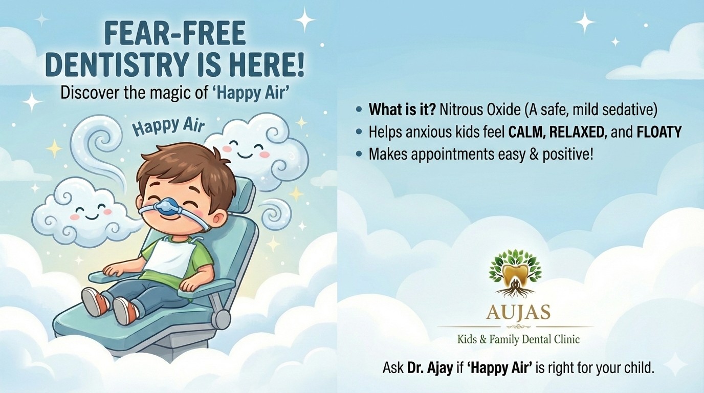 Kids dental treatment with conscious sedation in Virar